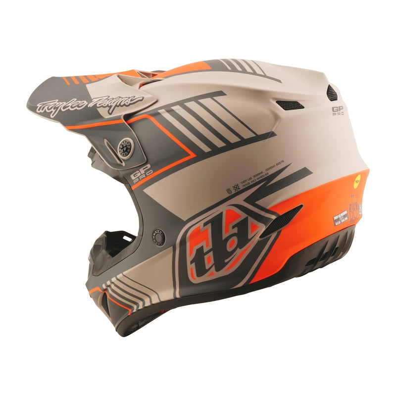 Troy Lee Designs Gp Pro Segment Motocrosshelm Taupe