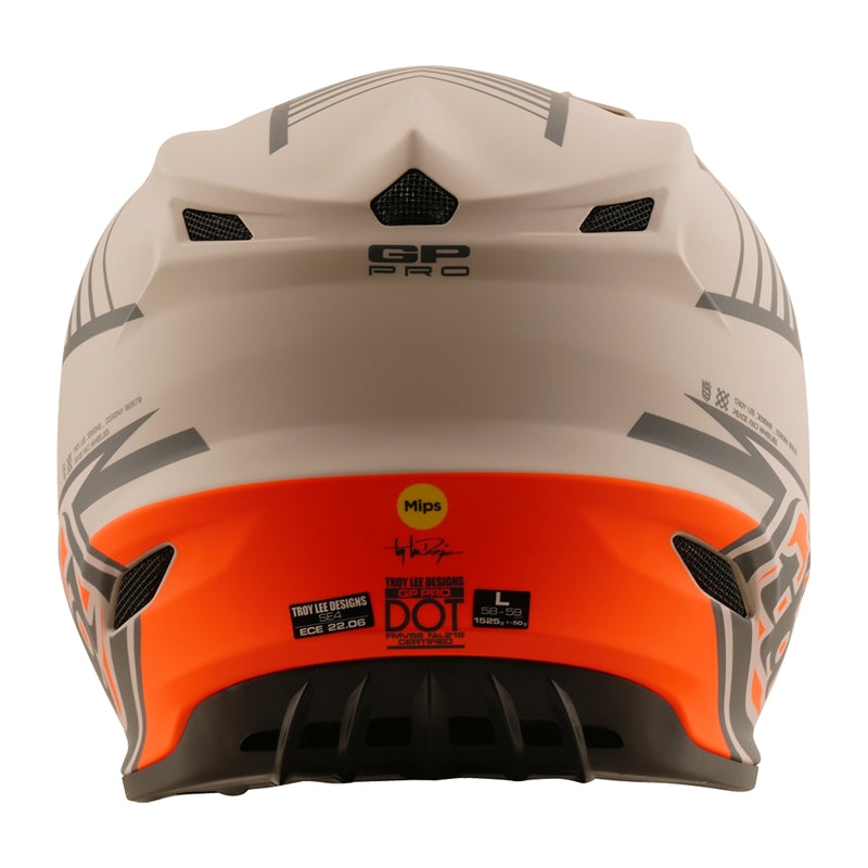 Troy Lee Designs Gp Pro Segment Motocrosshelm Taupe