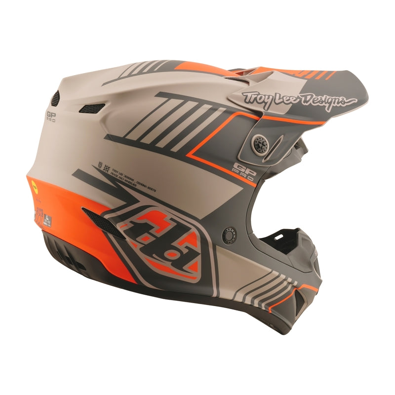 Troy Lee Designs Gp Pro Segment Motocrosshelm Taupe