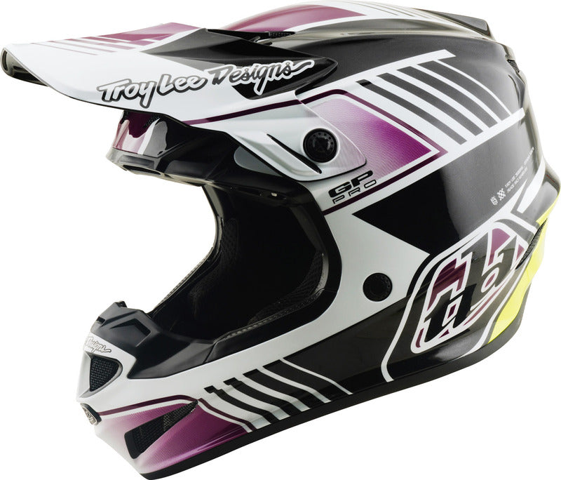 Troy Lee Designs Gp Pro Mips Motocrosshelm Segment Schwarz/Violett