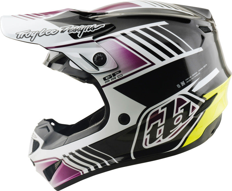 Troy Lee Designs Gp Pro Mips Motocrosshelm Segment Schwarz/Violett