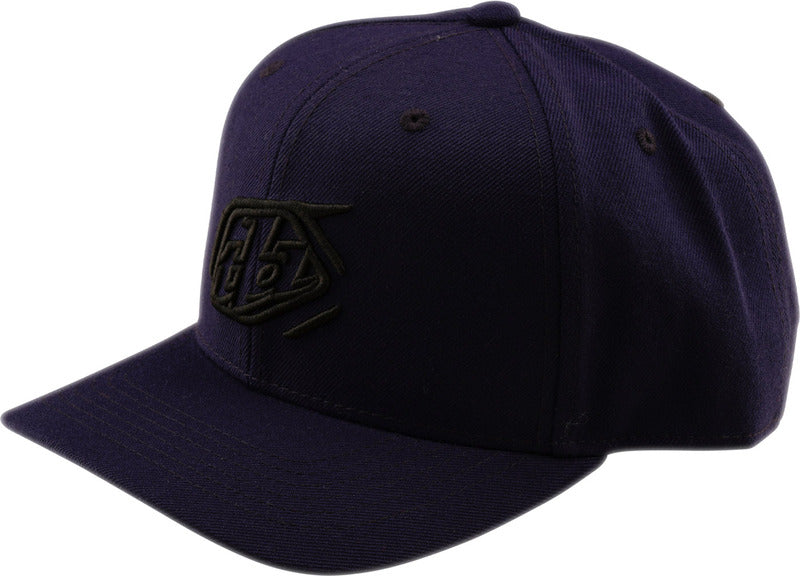 Troy Lee Designs Curved Snapback Badge Indigo Cap