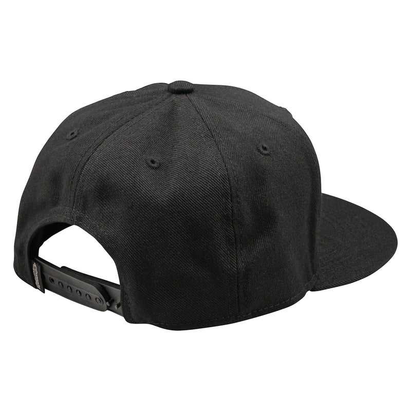 Troy Lee Designs Flat Bill Snapback Peace Cap Schwarz