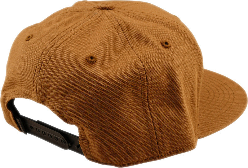 Troy Lee Designs Flat Bill Snapback Peace Sienna Cap
