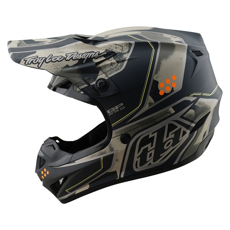 Troy Lee Designs Gp Pro Trooper Motocrosshelm Schwarz/Caper