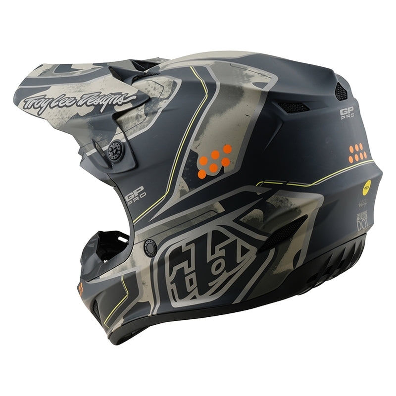 Troy Lee Designs Gp Pro Trooper Motocrosshelm Schwarz/Caper