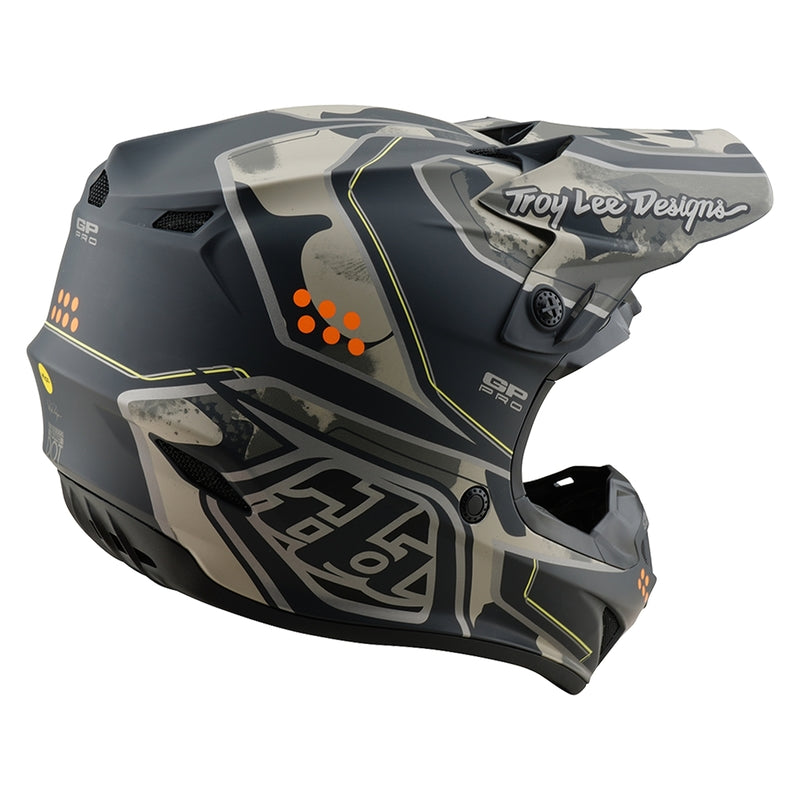 Troy Lee Designs Gp Pro Trooper Motocrosshelm Schwarz/Caper