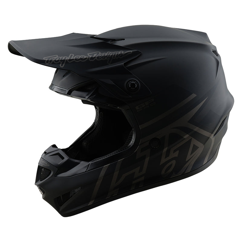 Troy Lee Designs Gp Pro Mono Motocrosshelm Schwarz
