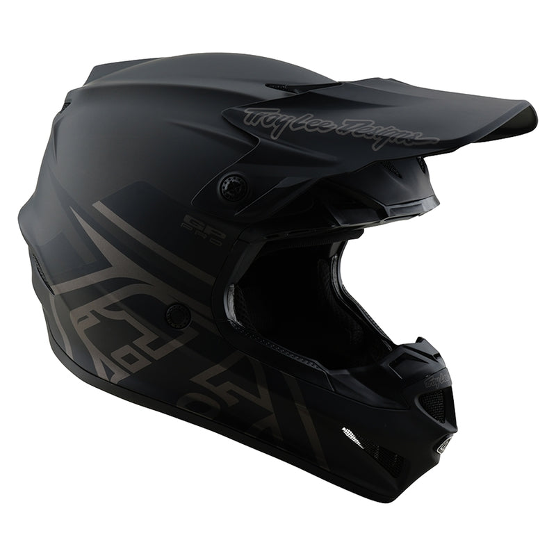 Troy Lee Designs Gp Pro Mono Motocrosshelm Schwarz