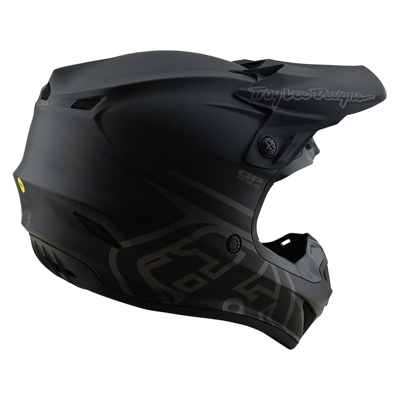 Troy Lee Designs Gp Pro Mono Motocrosshelm Schwarz
