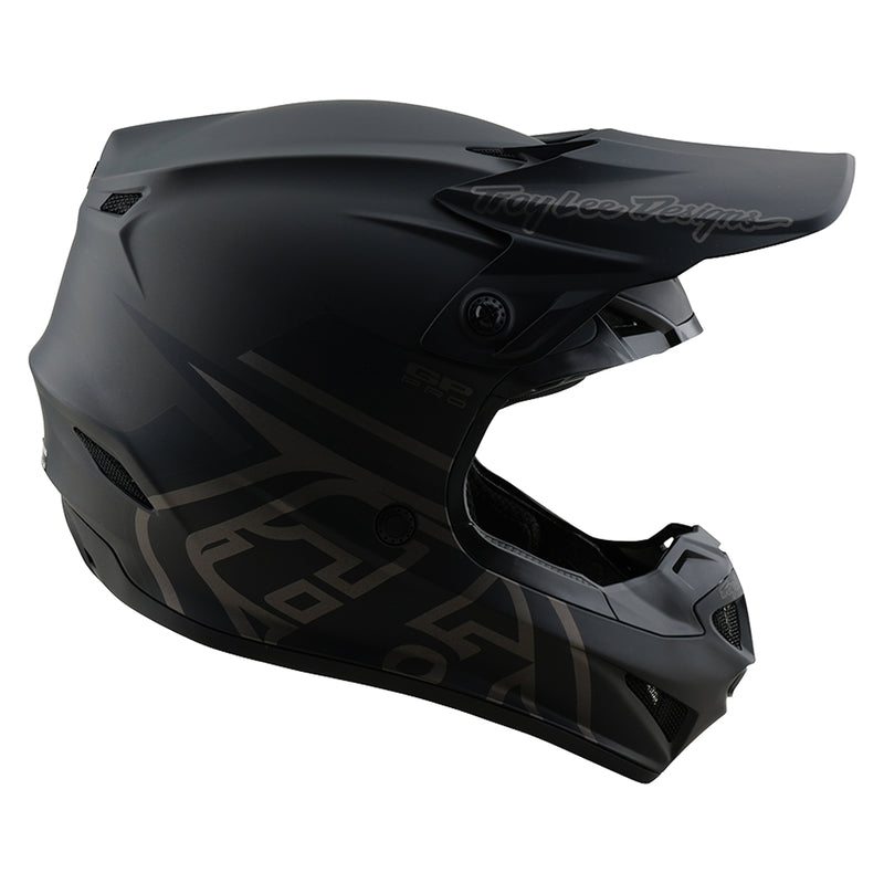Troy Lee Designs Gp Pro Mono Motocrosshelm Schwarz