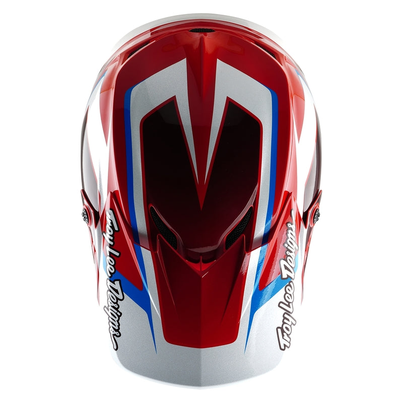 Troy Lee Designs Gp Shutter Motocrosshelm Rot/Weiß