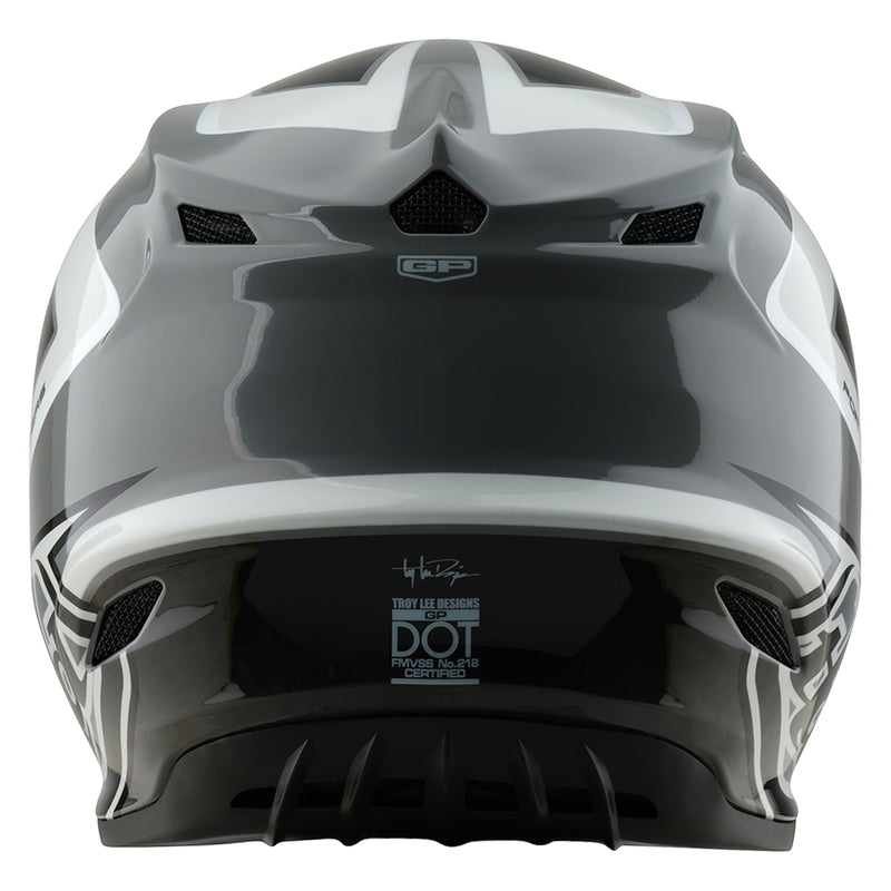 Troy Lee Designs Gp Shutter Motocrosshelm Grau/Weiß