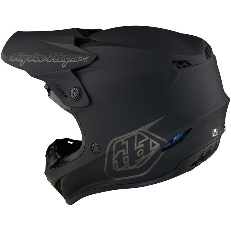 Troy Lee Designs Gp Mono Motocrosshelm Schwarz