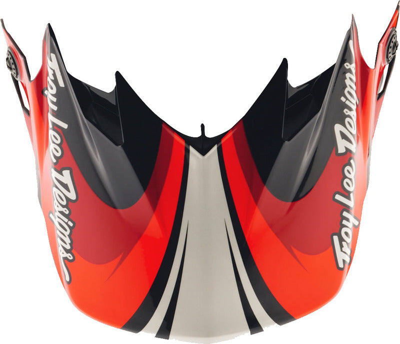 Troy Lee Designs Gp Pro Crossover Motocrosshelmschirm Schwarz/Rot