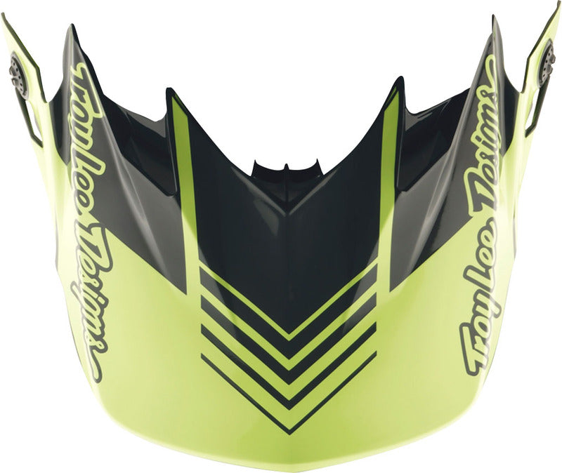 Troy Lee Designs Gp Pro Segment Motocrosshelmschirm Neon Gelb/Schwarz