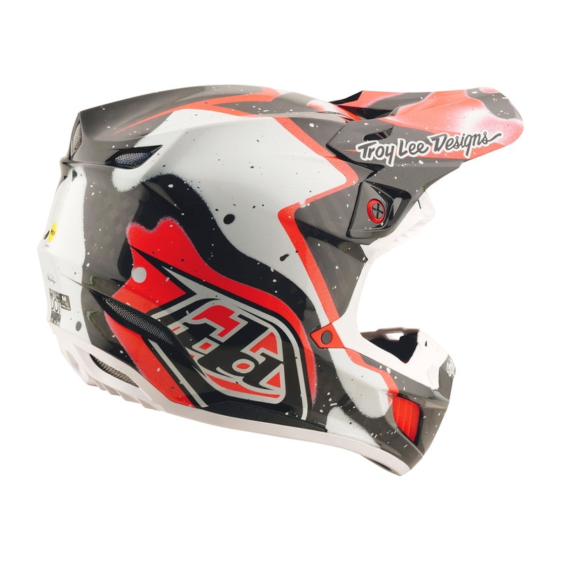 Troy Lee Designs Se5 Carbon Membran Motocrosshelm Schwarz/Rot