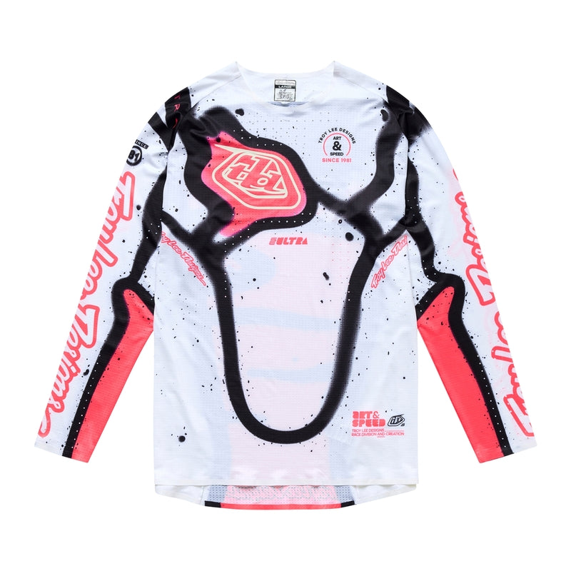 Troy Lee Designs Se Ultra Membran Jersey Weiß/Infra Rot