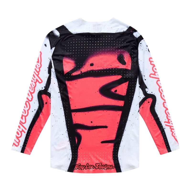 Troy Lee Designs Se Ultra Membran Jersey Weiß/Infra Rot