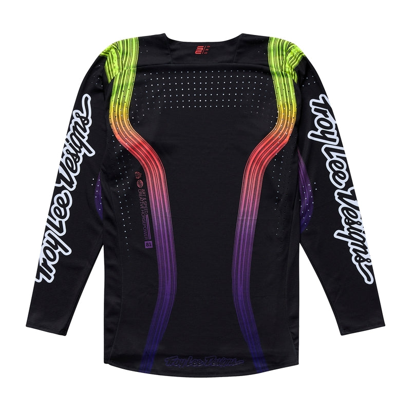 Troy Lee Designs Se Pro Stripes Jersey Schwarz/Bunt