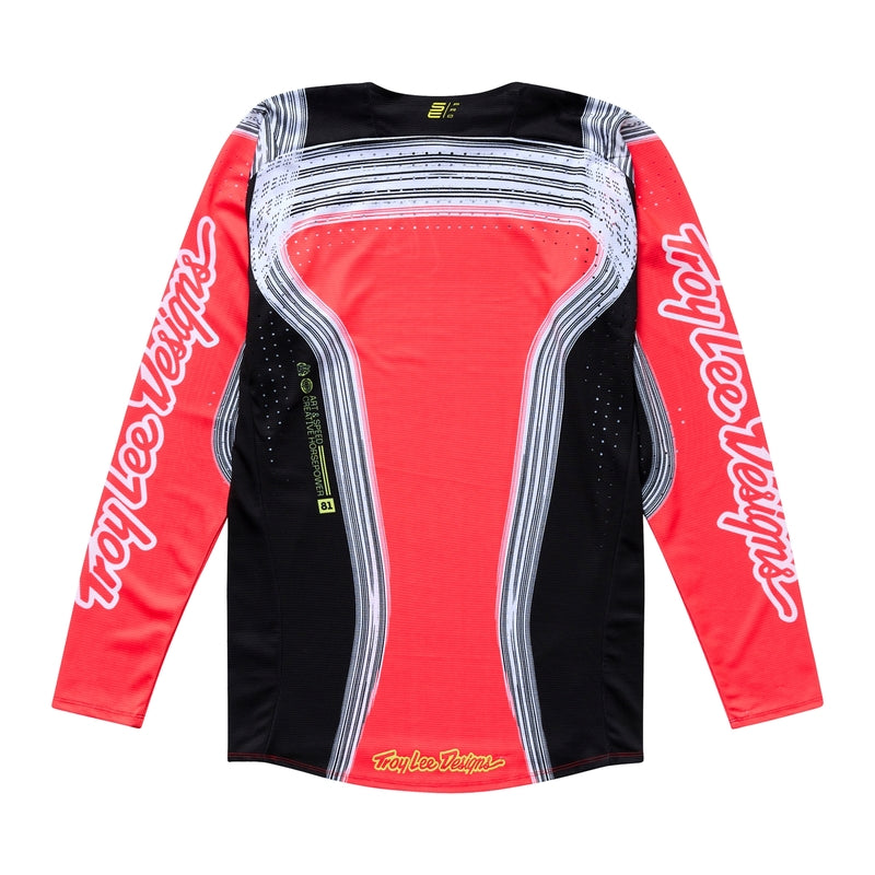 Troy Lee Designs Se Pro Stripes Jersey Infra Rot/Schwarz