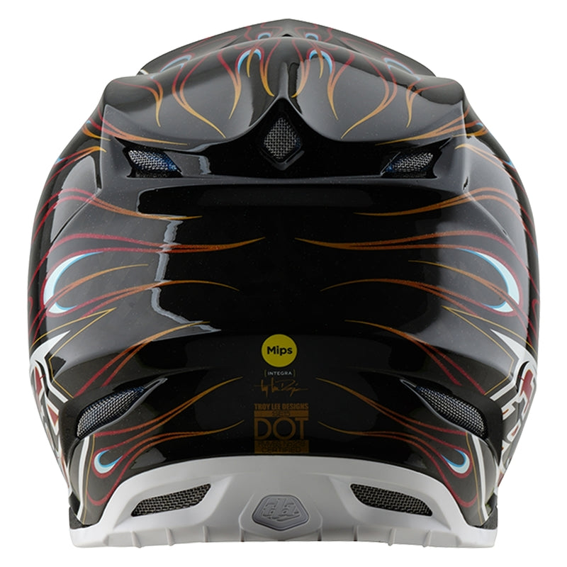 Troy Lee Designs Se5 Carbon Torched Motocrosshelm Schwarz/Rot