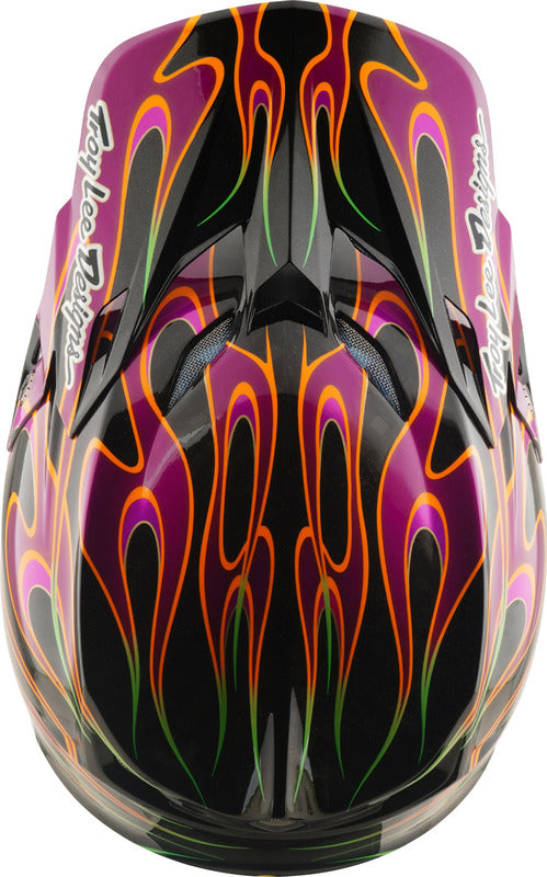 Troy Lee Designs Se5 Carbon Mips Motocrosshelm Torched Schwarz/Violett