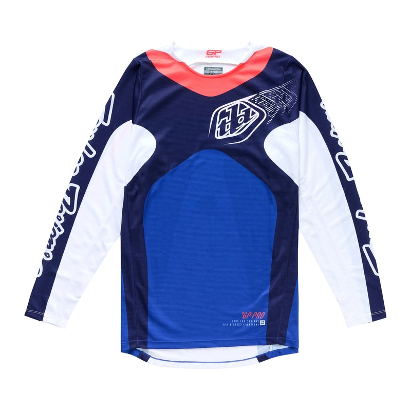 Troy Lee Designs Gp Pro Frames Jersey Dunkelblau/Weiß