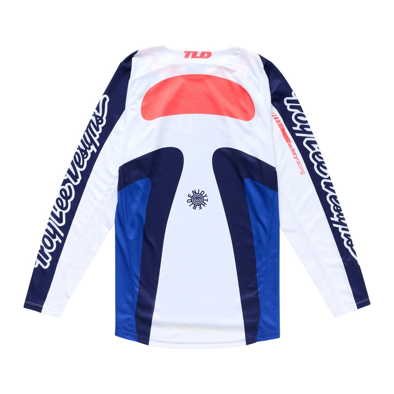 Troy Lee Designs Gp Pro Frames Jersey Dunkelblau/Weiß