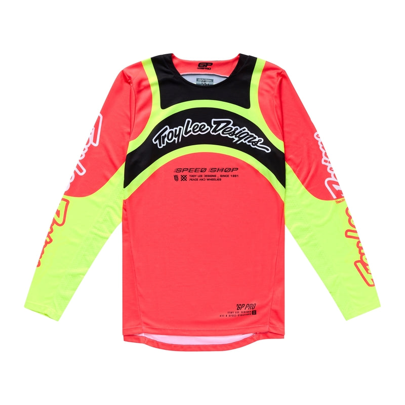 Troy Lee Designs Gp Pro Swerve Jersey Infra Rot/Gelb