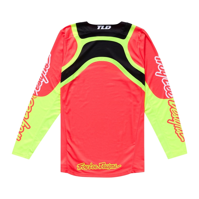 Troy Lee Designs Gp Pro Swerve Jersey Infra Rot/Gelb