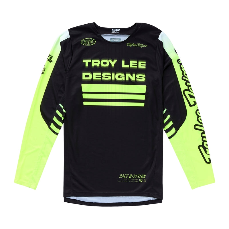 Troy Lee Designs Gp Pro Segment Jersey Schwarz/Gelb