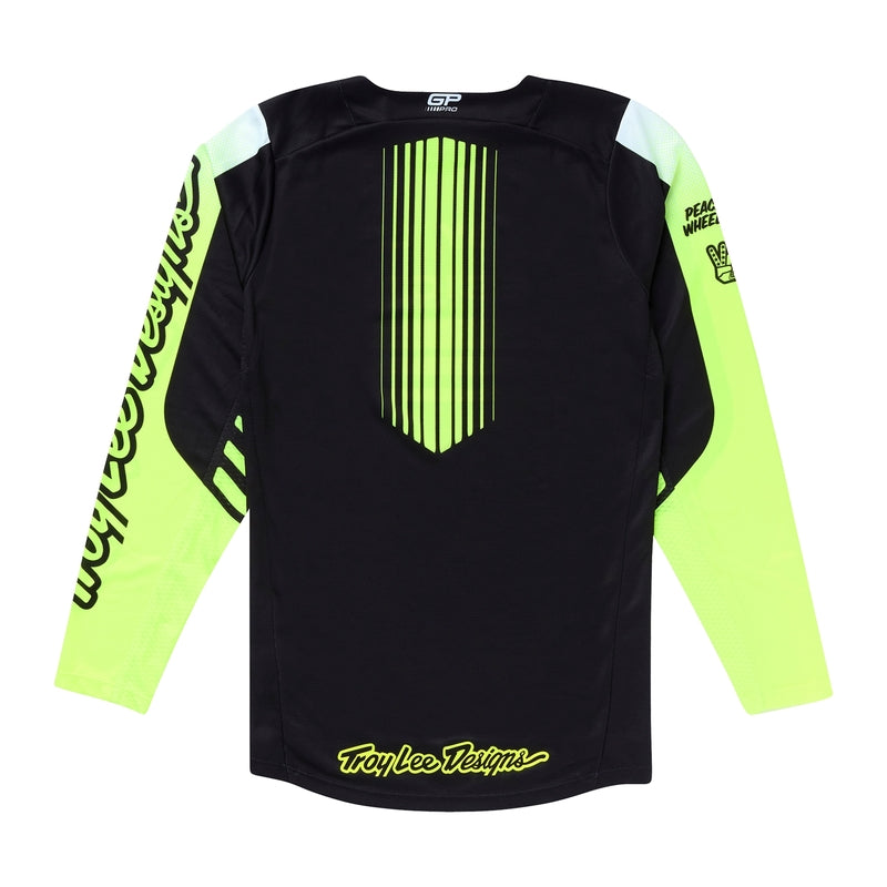 Troy Lee Designs Gp Pro Segment Jersey Schwarz/Gelb