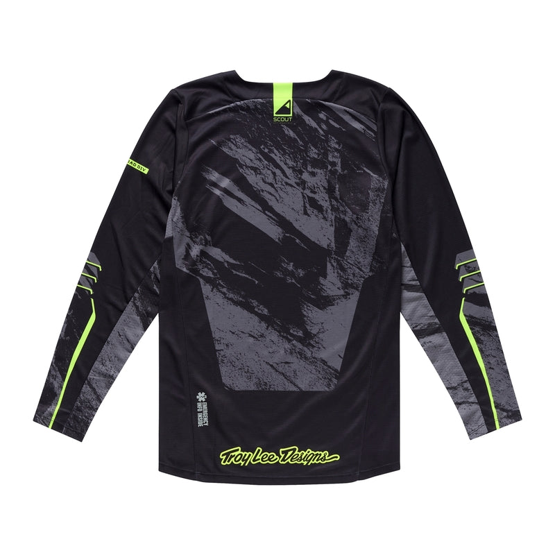 Troy Lee Designs Scout Gp Pro Slab Jersey Schwarz