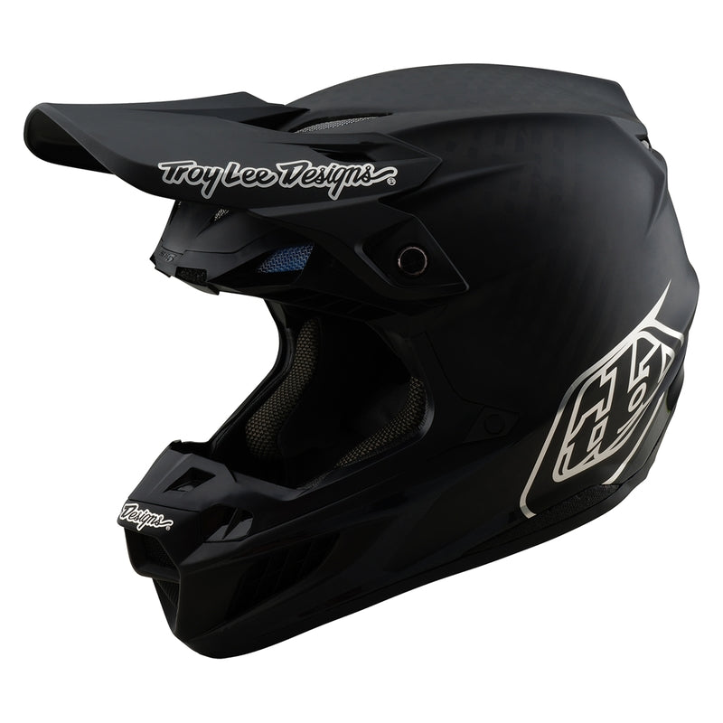 Troy Lee Designs Se5 Carbon Mono Motocrosshelm Schwarz