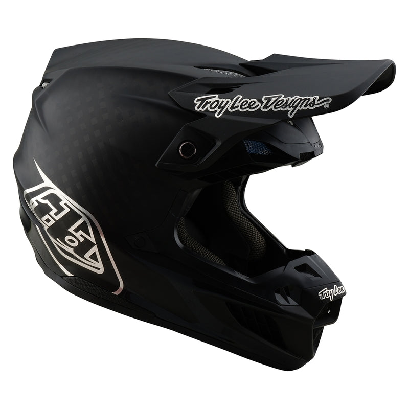Troy Lee Designs Se5 Carbon Mono Motocrosshelm Schwarz