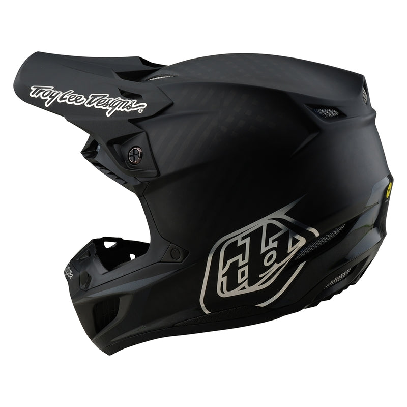 Troy Lee Designs Se5 Carbon Mono Motocrosshelm Schwarz