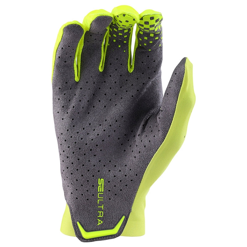 Troy Lee Designs Se Ultra Solid Handschuhe Neon Gelb/Grau