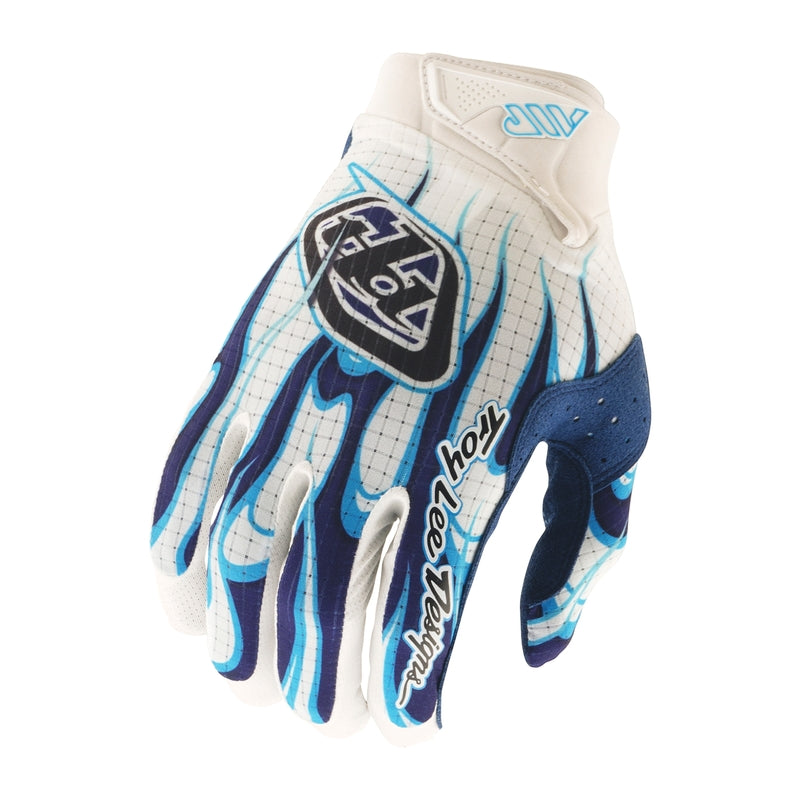 Troy Lee Designs Air Torched Handschuhe Weiß/Blau