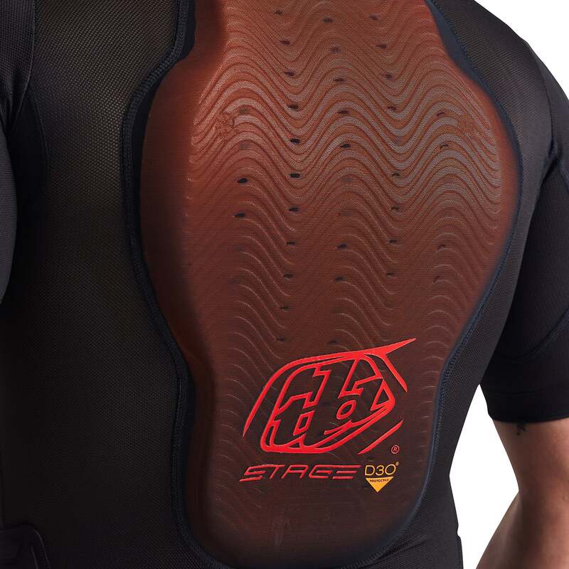 Troy Lee Designs Stage Ghost D3O Base Layer Kurzarm-Protektor, schützende Protektorweste für Radsport und Trails