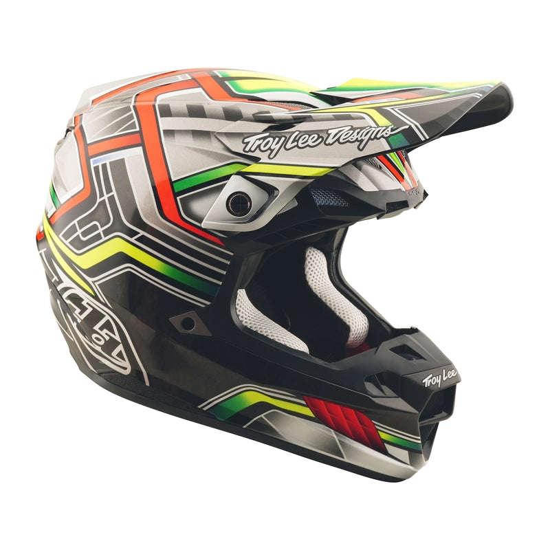 Troy Lee Designs Se5 Composite Lowrider Motocrosshelm Grau