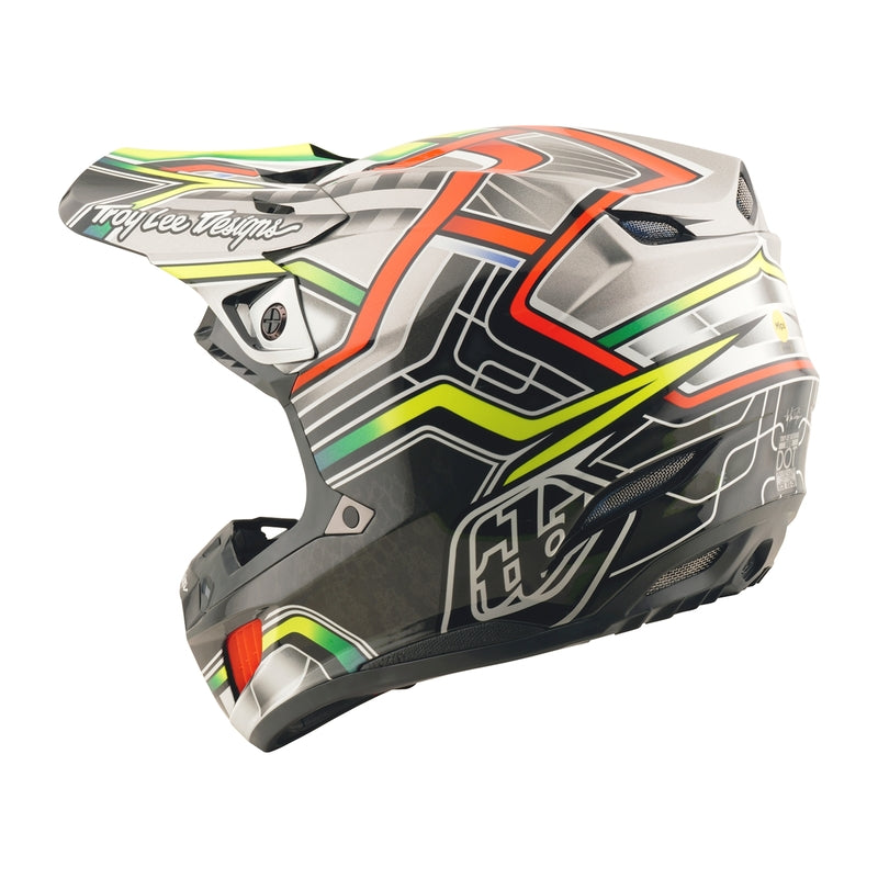 Troy Lee Designs Se5 Composite Lowrider Motocrosshelm Grau