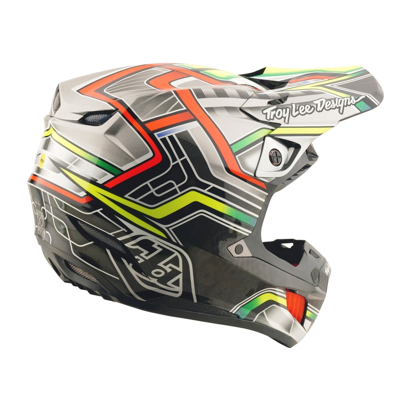 Troy Lee Designs Se5 Composite Lowrider Motocrosshelm Grau