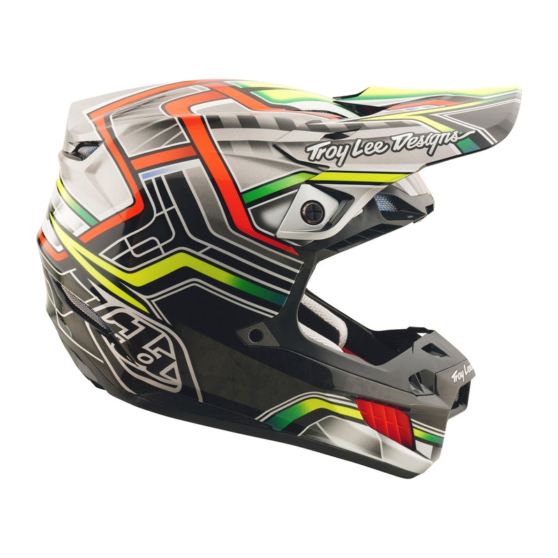 Troy Lee Designs Se5 Composite Lowrider Motocrosshelm Grau