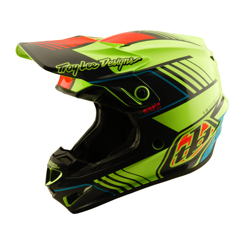 Troy Lee Designs Gp Pro Segment Jugend Motocrosshelm Gelb