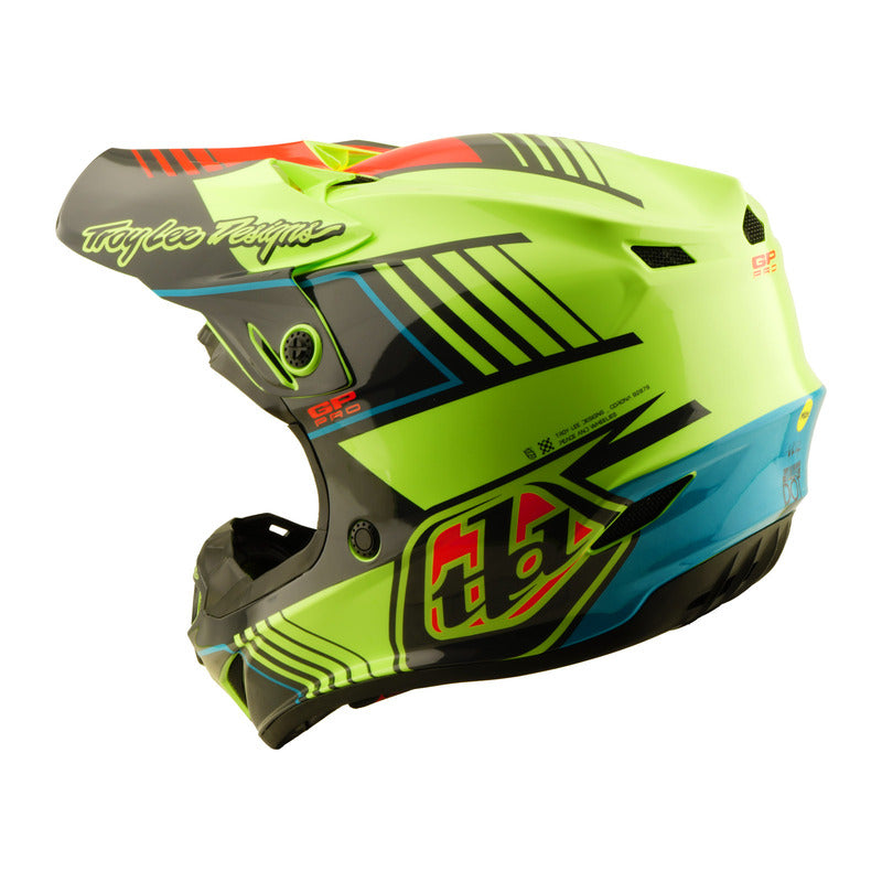 Troy Lee Designs Gp Pro Segment Jugend Motocrosshelm Gelb