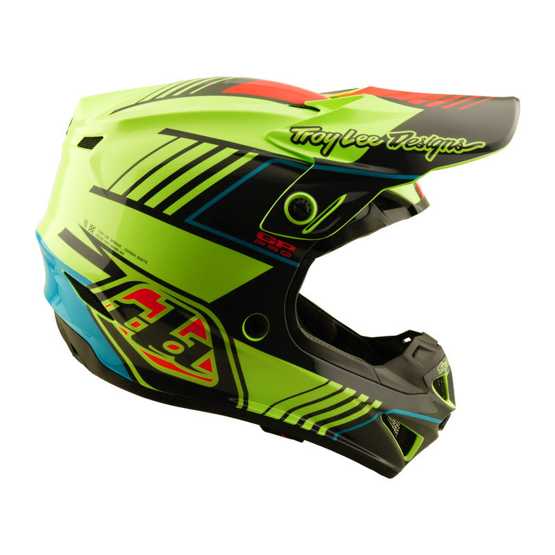 Troy Lee Designs Gp Pro Segment Jugend Motocrosshelm Gelb