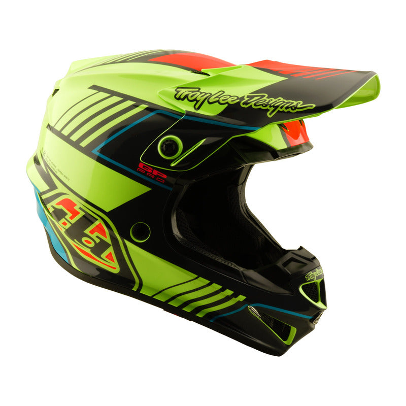 Troy Lee Designs Gp Pro Segment Jugend Motocrosshelm Gelb