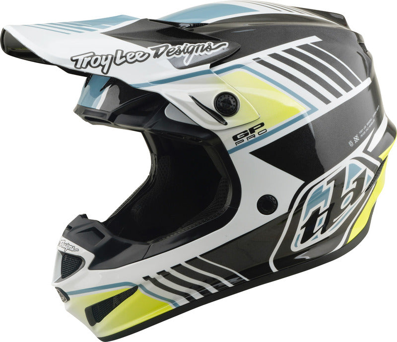 Troy Lee Designs Gp Pro Mips Kinder Motocrosshelm Segment Grau