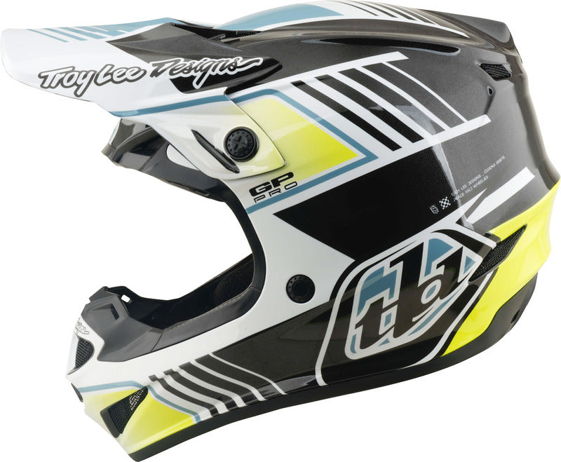 Troy Lee Designs Gp Pro Mips Kinder Motocrosshelm Segment Grau